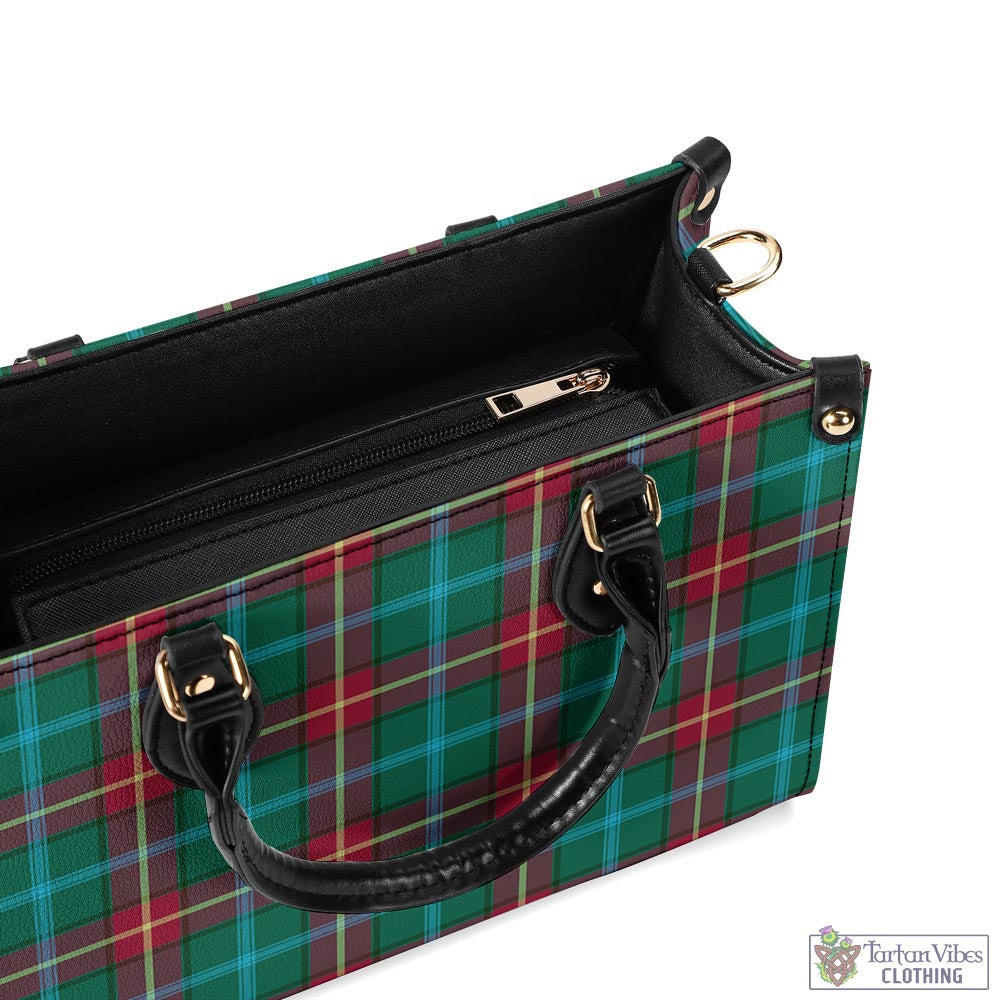 Tartan Vibes Clothing Manitoba Province Canada Tartan Luxury Leather Handbags