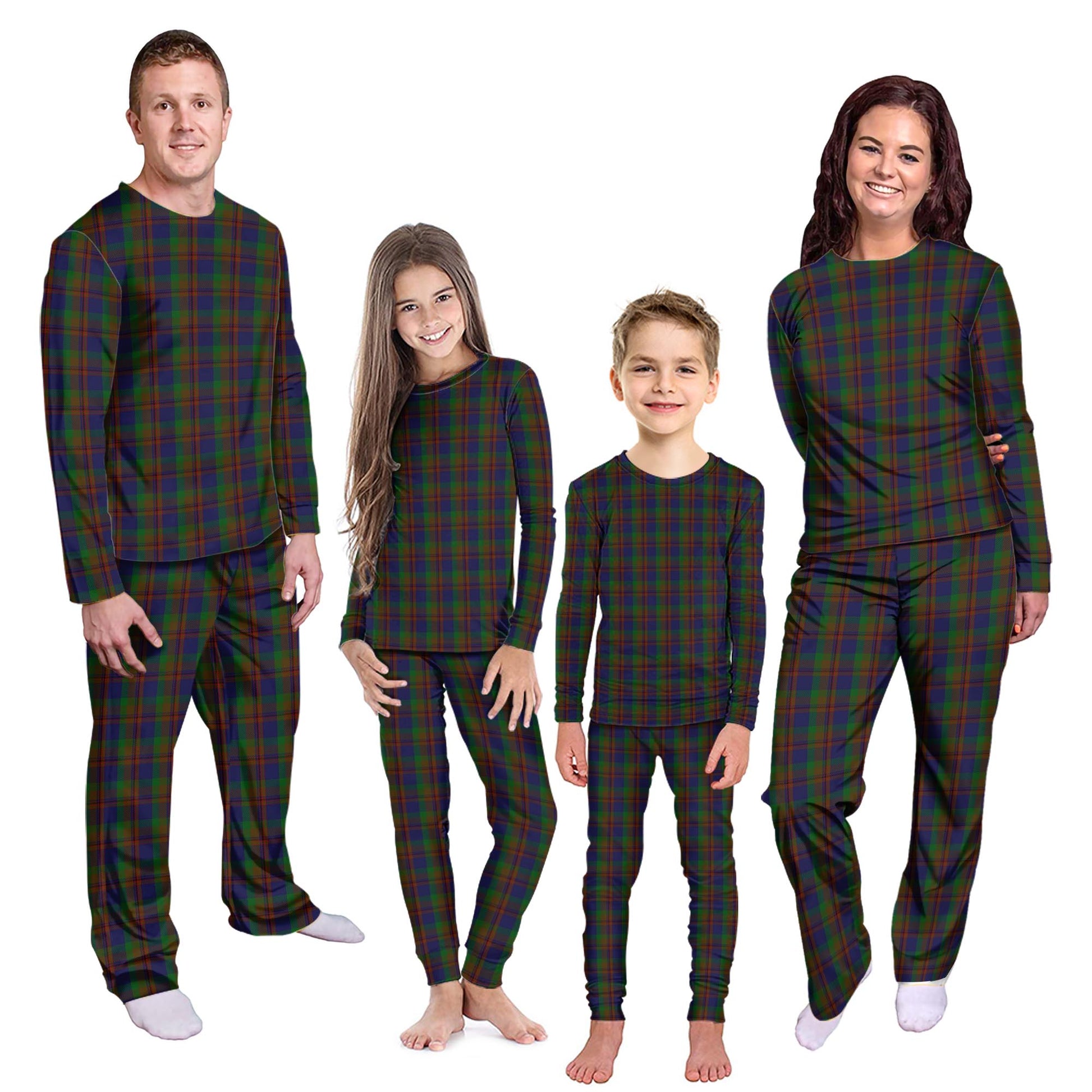 Mann Tartan Pajamas Family Set Kid - Tartan Vibes Clothing