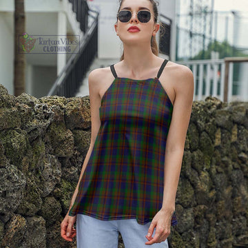 Mann Tartan Loose Halter Neck Camisole Women - Tartan Vibes Clothing