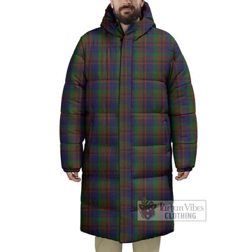 Mann Tartan Long Down Jacket