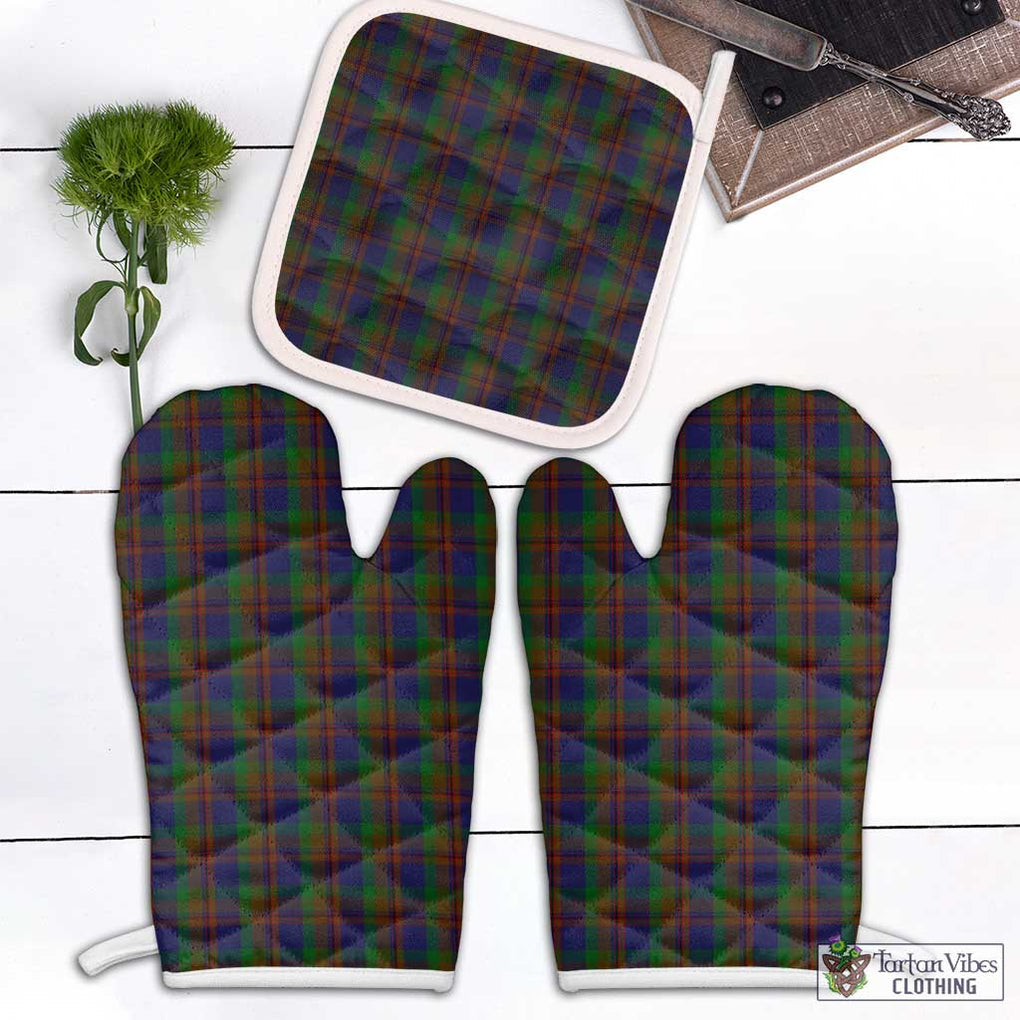 Mann Tartan Combo Oven Mitt & Pot-Holder White - Tartan Vibes Clothing
