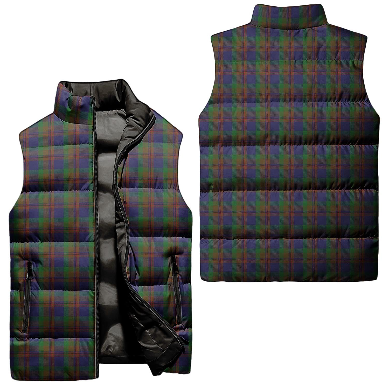 Mann Tartan Sleeveless Puffer Jacket Unisex - Tartanvibesclothing