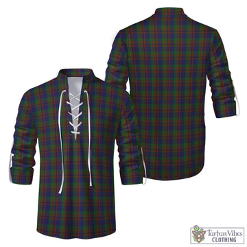 Mann Tartan Men's Scottish Traditional Jacobite Ghillie Kilt Shirt