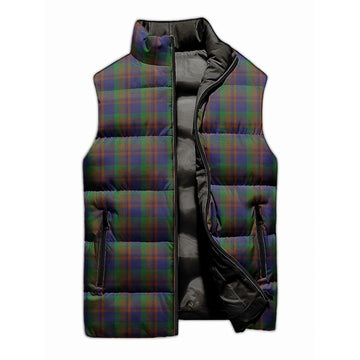 Mann Tartan Sleeveless Puffer Jacket