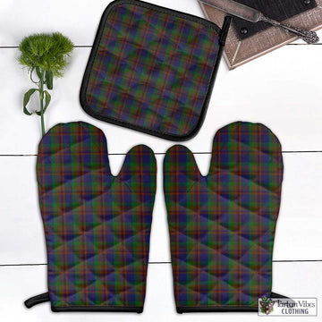 Mann Tartan Combo Oven Mitt & Pot-Holder Black - Tartan Vibes Clothing