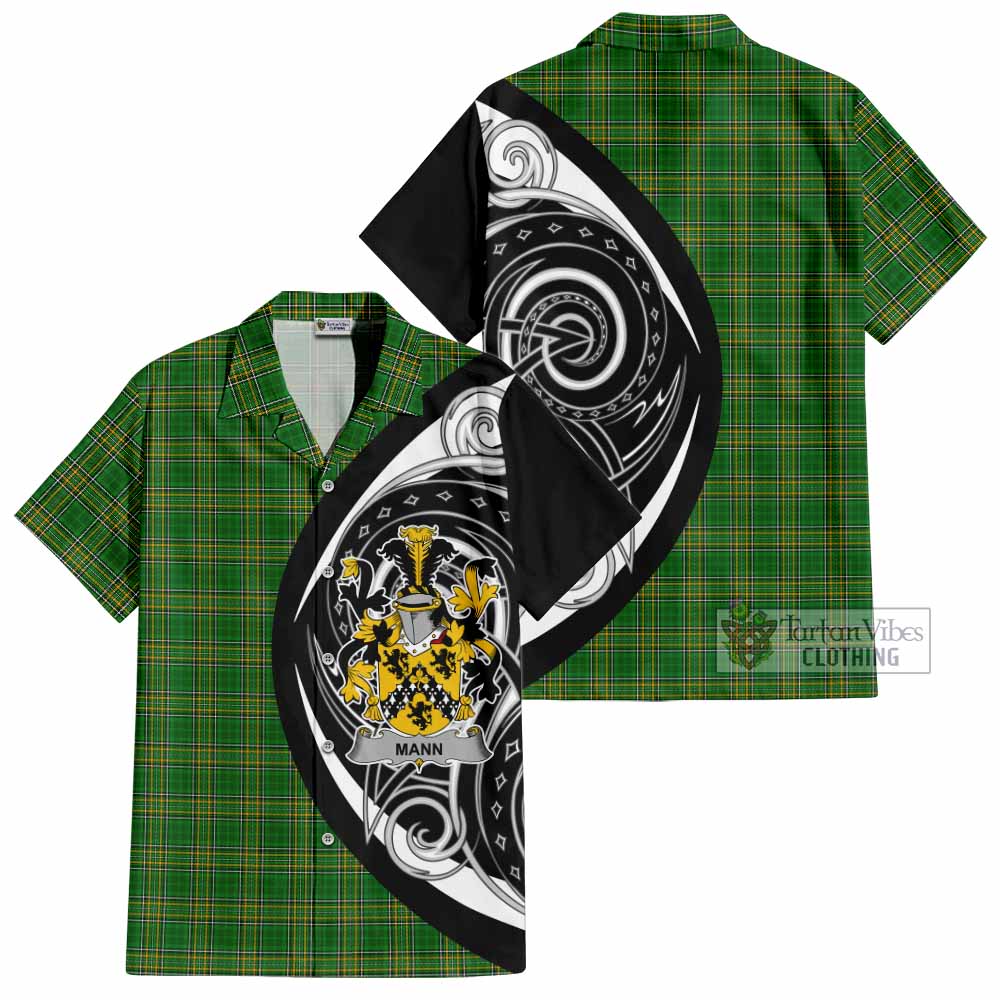 Mann Irish Clan Hawaiian Shirt Celtic Circle Style - Tartan Vibes Clothing