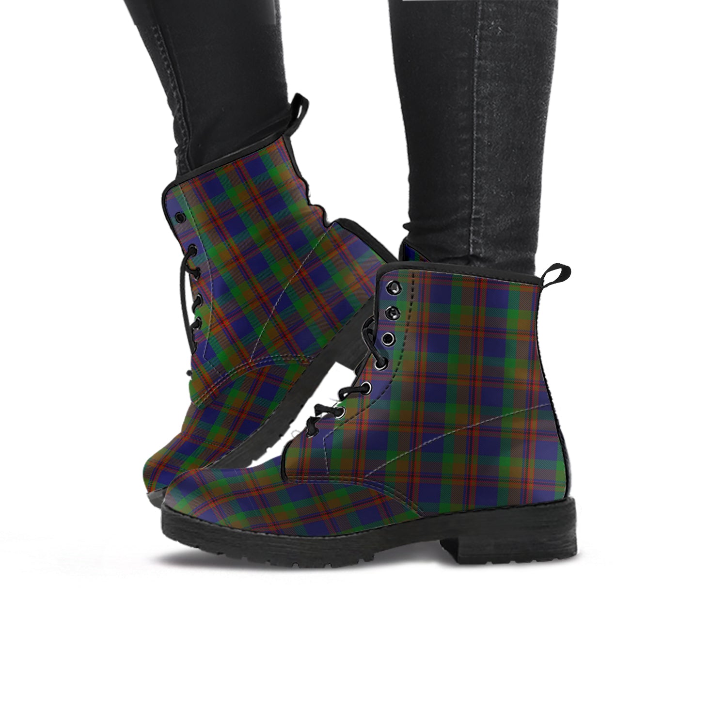 mann-tartan-leather-boots