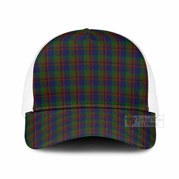 Mann Tartan Mesh Trucker Cap One Size (Adjustable) White - Tartan Vibes Clothing