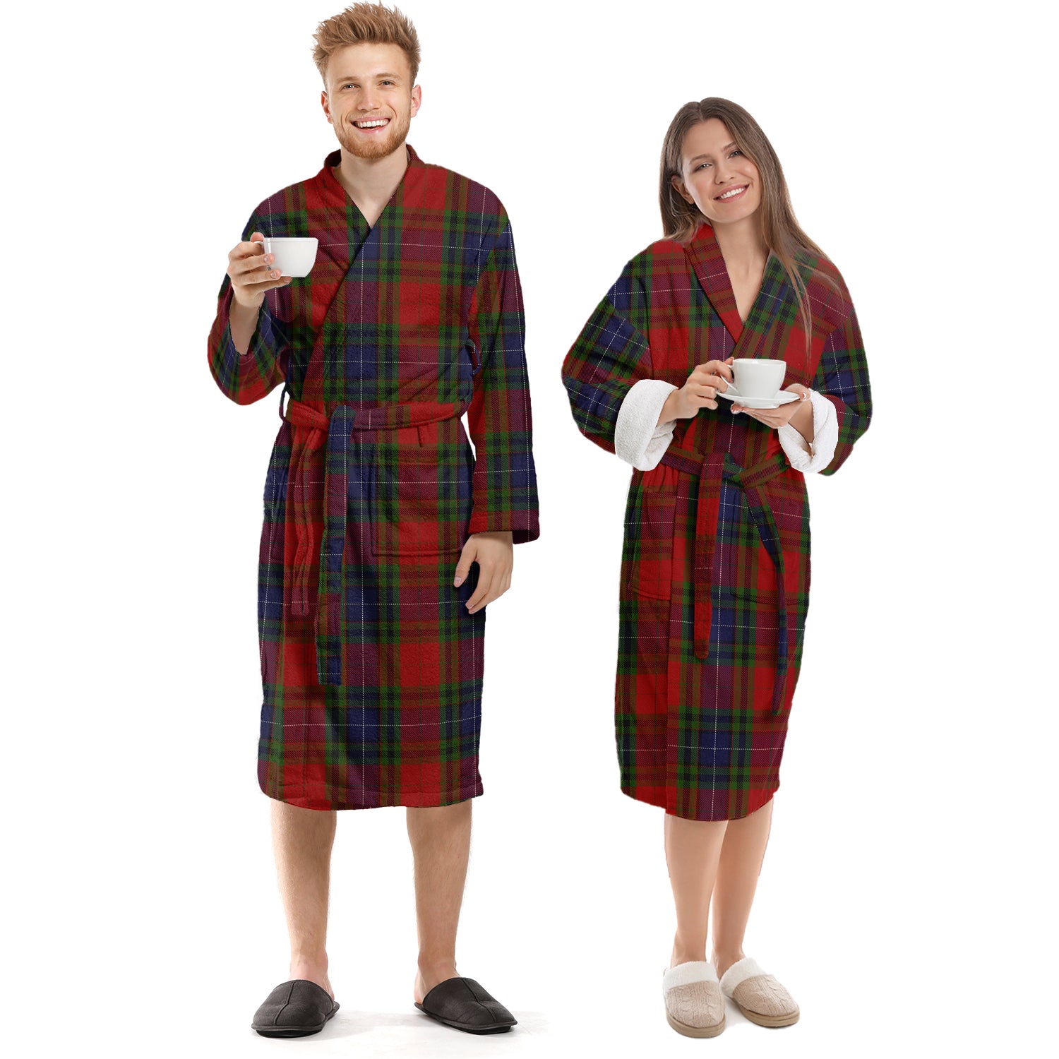 Manson Tartan Bathrobe Unisex S - Tartan Vibes Clothing