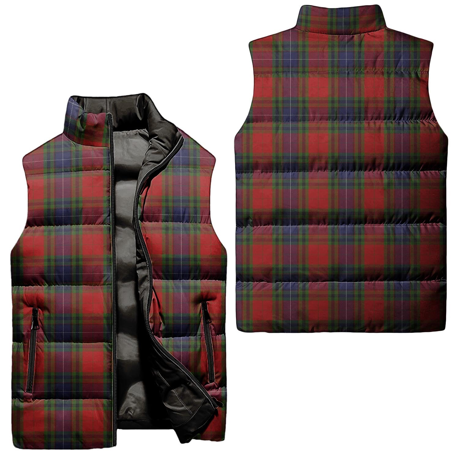 Manson Tartan Sleeveless Puffer Jacket Unisex - Tartanvibesclothing