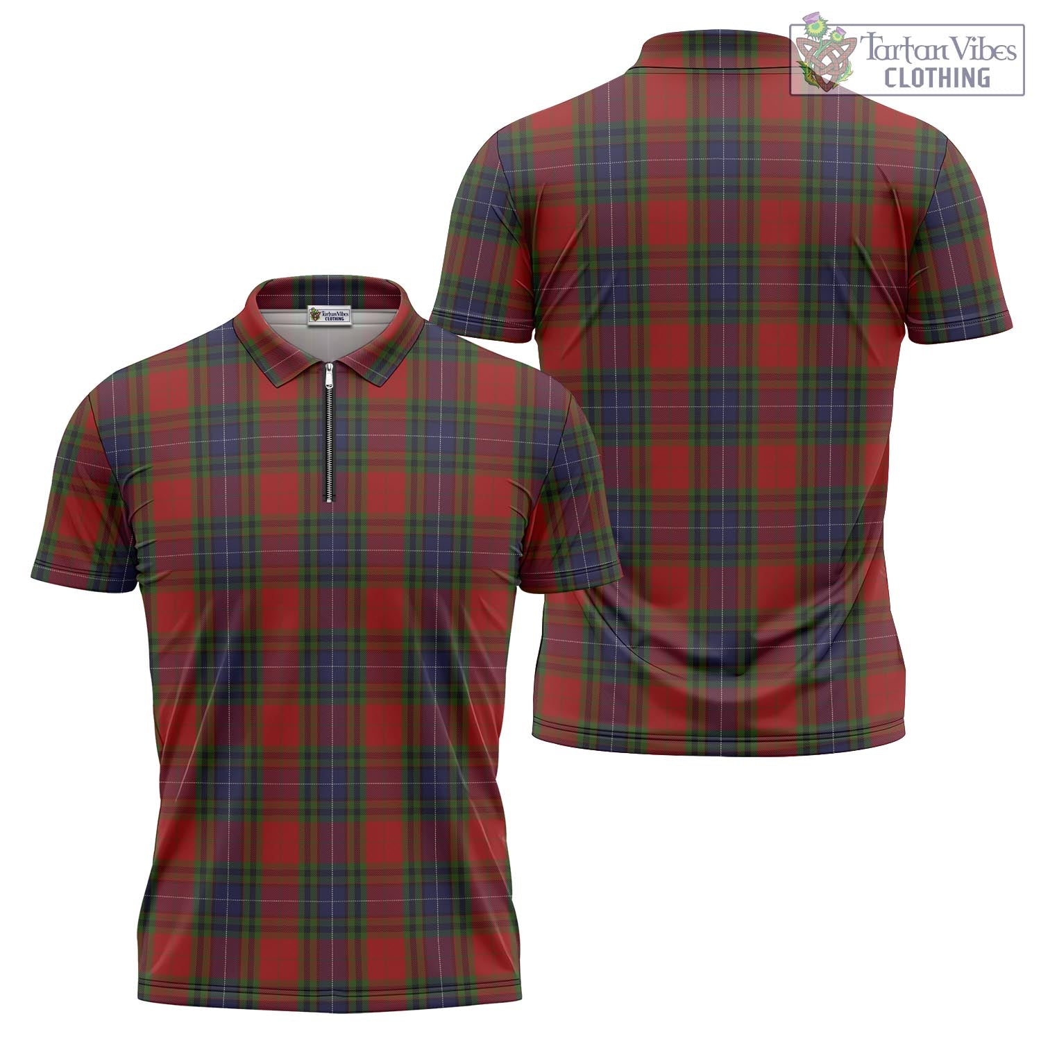 Tartan Vibes Clothing Manson Tartan Zipper Polo Shirt