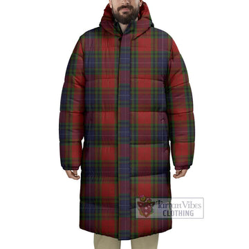 Manson Tartan Long Down Jacket