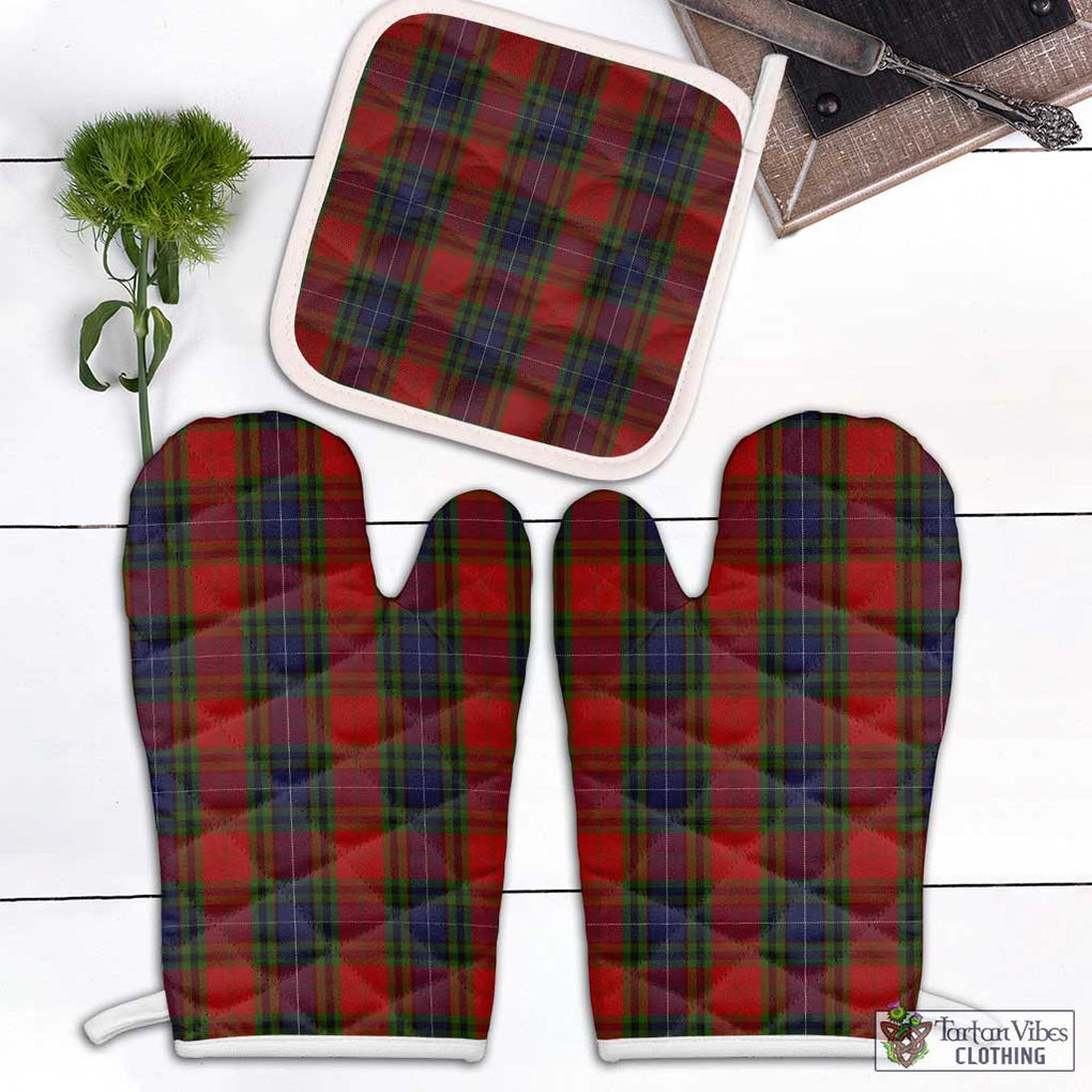 Manson Tartan Combo Oven Mitt & Pot-Holder Combo 1 Oven Mitt & 1 Pot-Holder White - Tartan Vibes Clothing