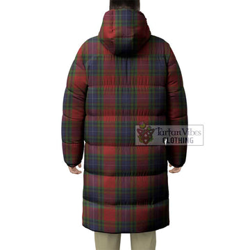 Manson Tartan Long Down Jacket