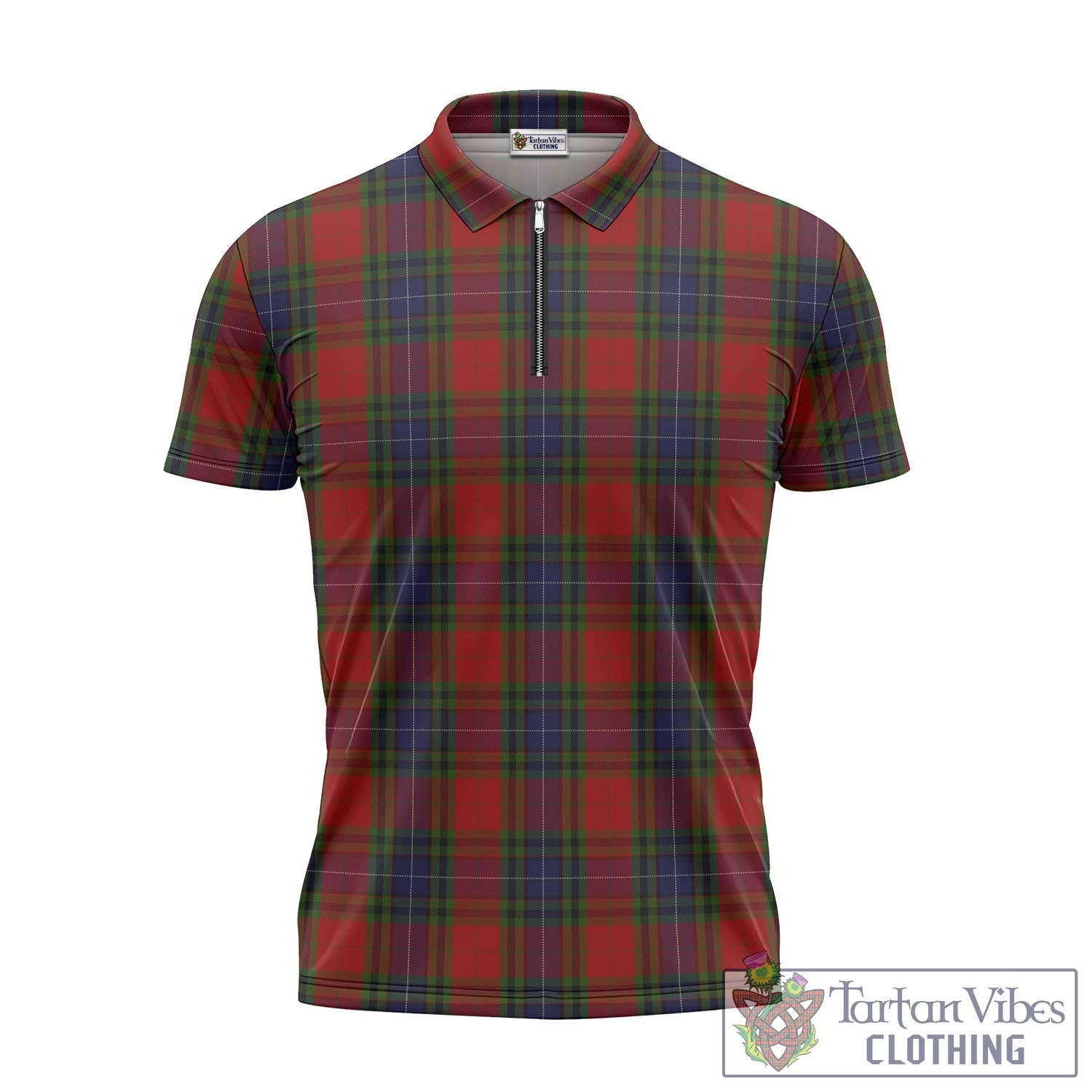 Tartan Vibes Clothing Manson Tartan Zipper Polo Shirt