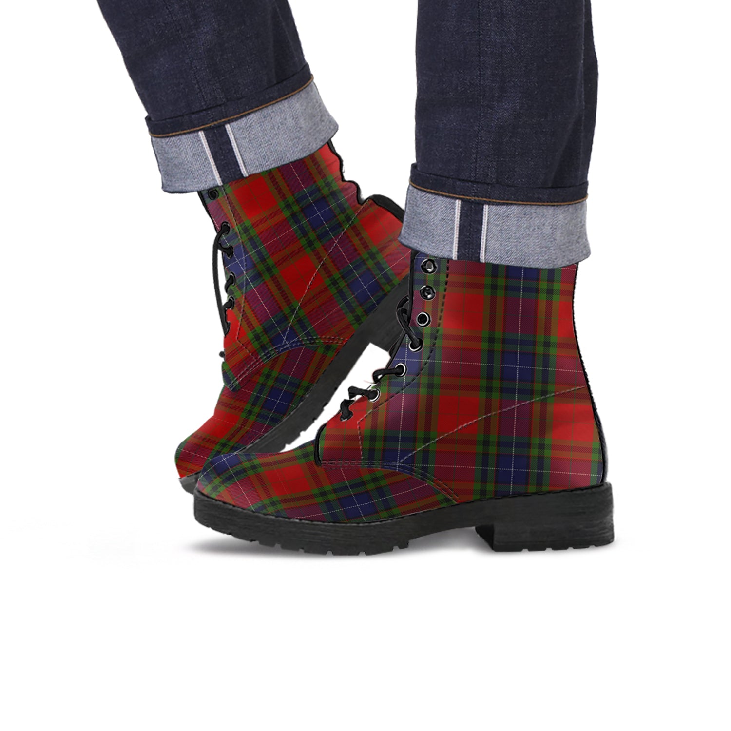 manson-tartan-leather-boots