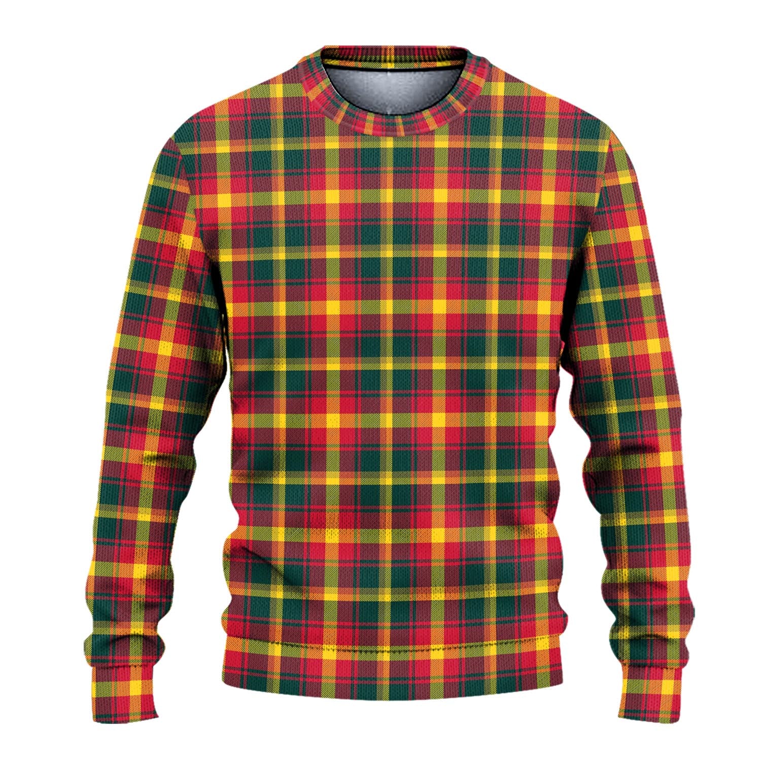 Maple Leaf Canada Tartan Ugly Sweater - Tartan Vibes Clothing