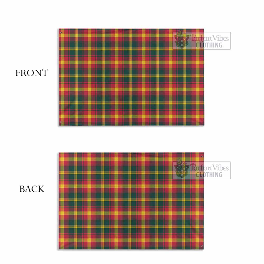 Tartan Vibes Clothing Maple Leaf Canada Tartan House Flag