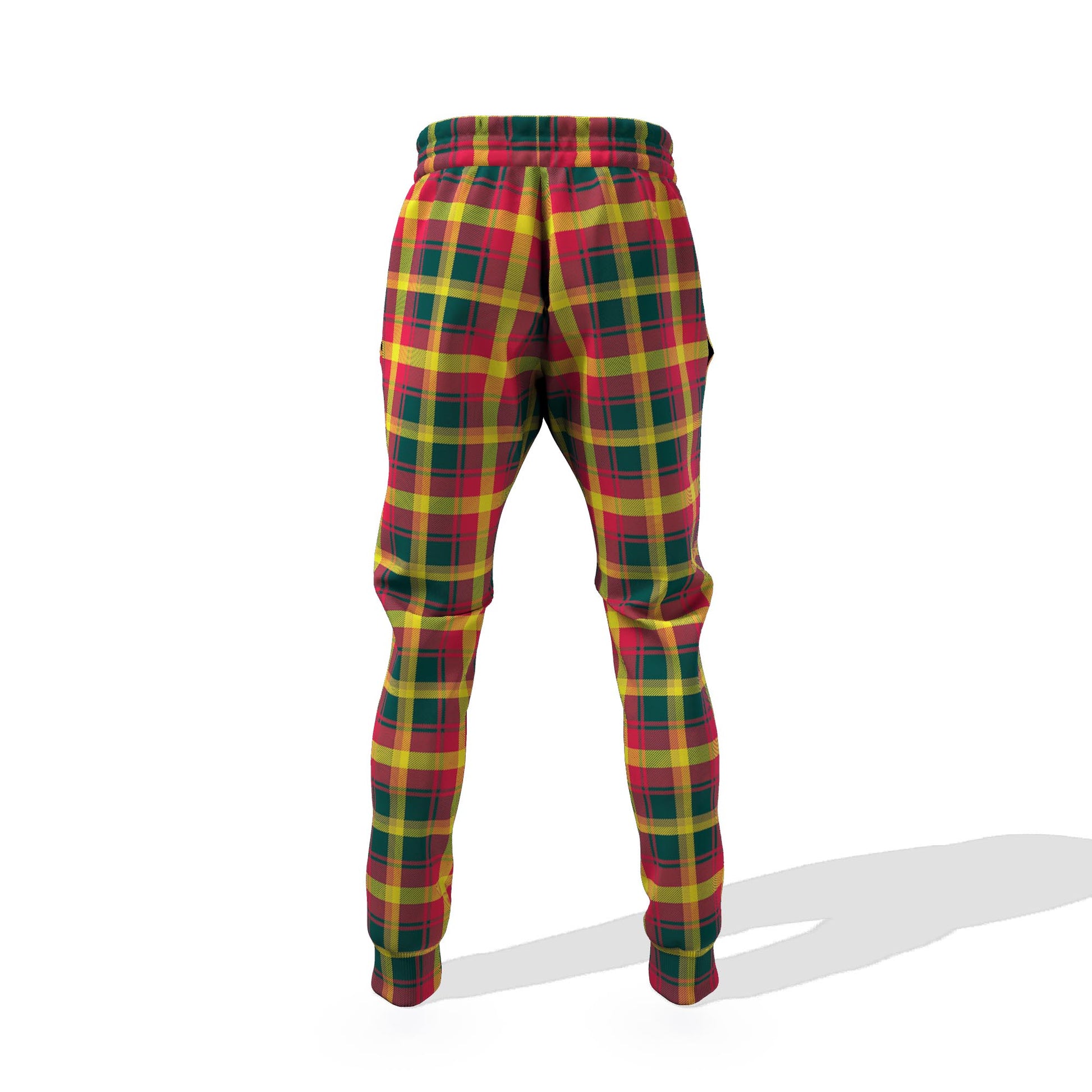 Maple Leaf Canada Tartan Joggers Pants 6XL - Tartan Vibes Clothing