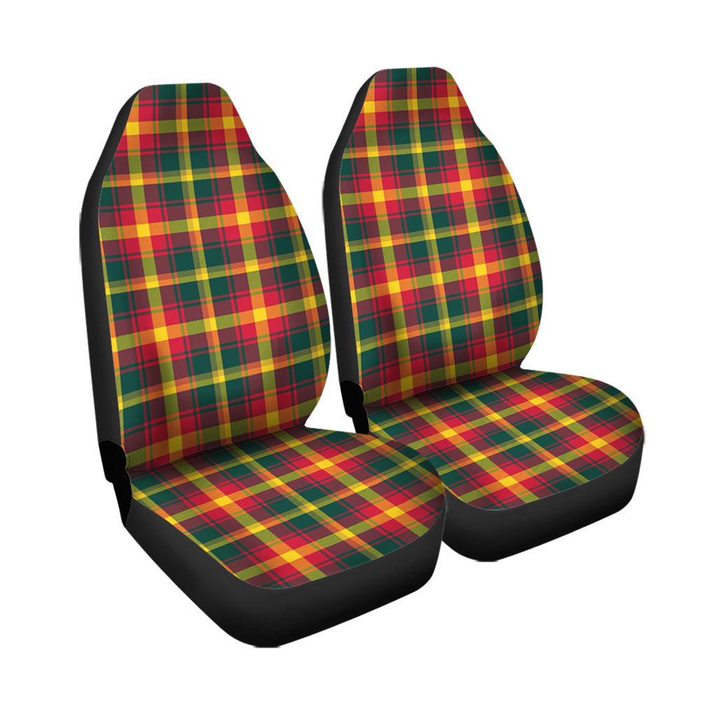 Maple Leaf Canada Tartan Car Seat Cover - Tartan Vibes Clothing