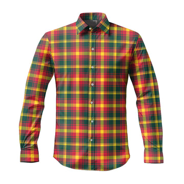 Maple Leaf Canada Tartan Long Sleeve Button Up Shirt