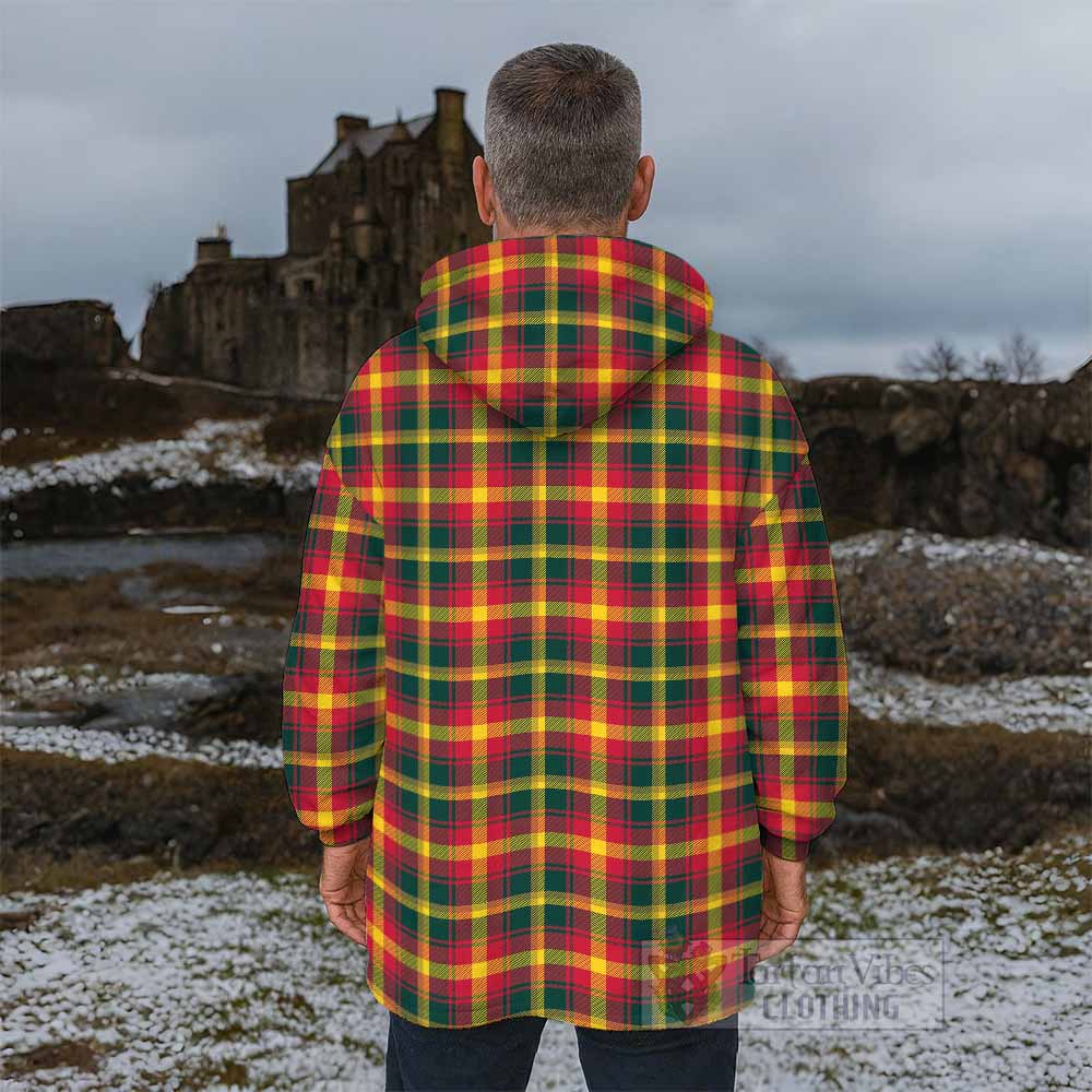 Maple Leaf Canada Tartan Wearable Blanket - Tartan Vibes Clothing
