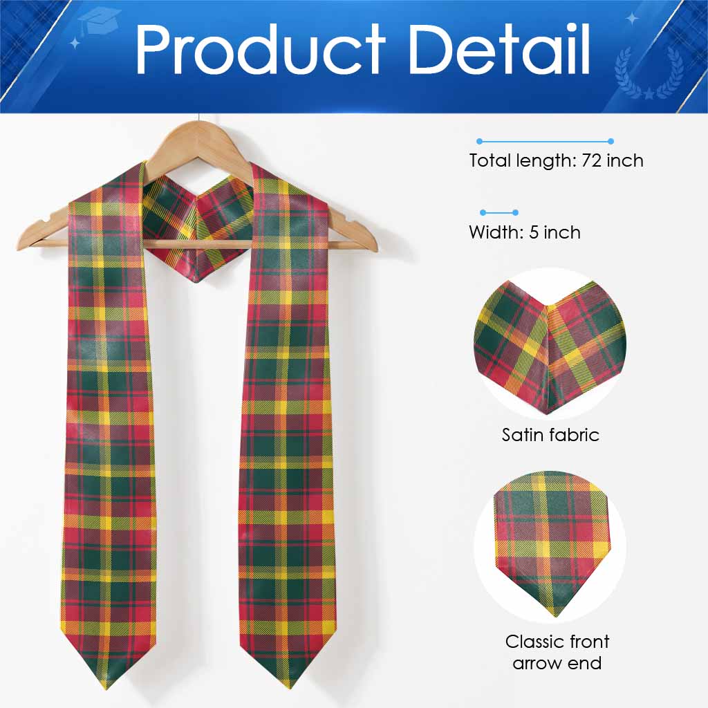 Maple Leaf Tartan Graduation Stole - Tartan Vibes Clothing