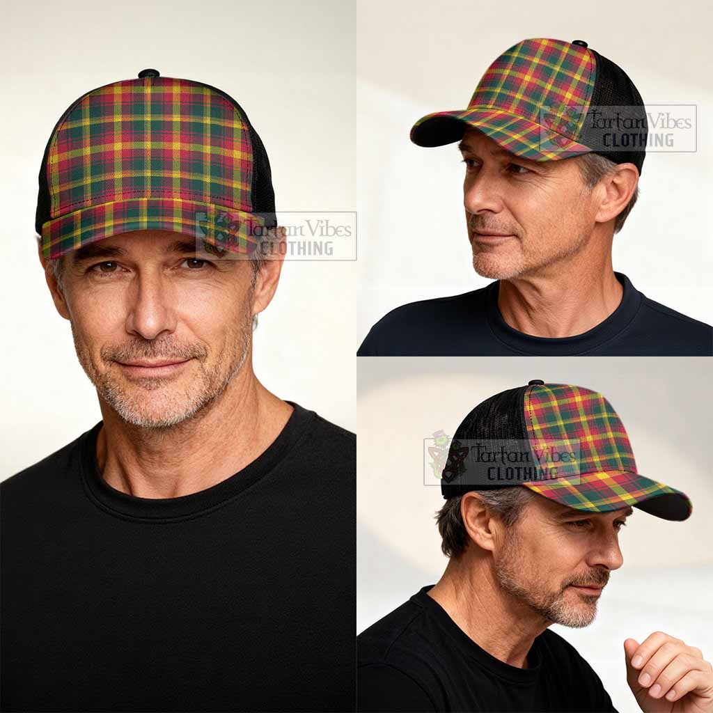 Maple Leaf Tartan Mesh Trucker Cap - Tartan Vibes Clothing