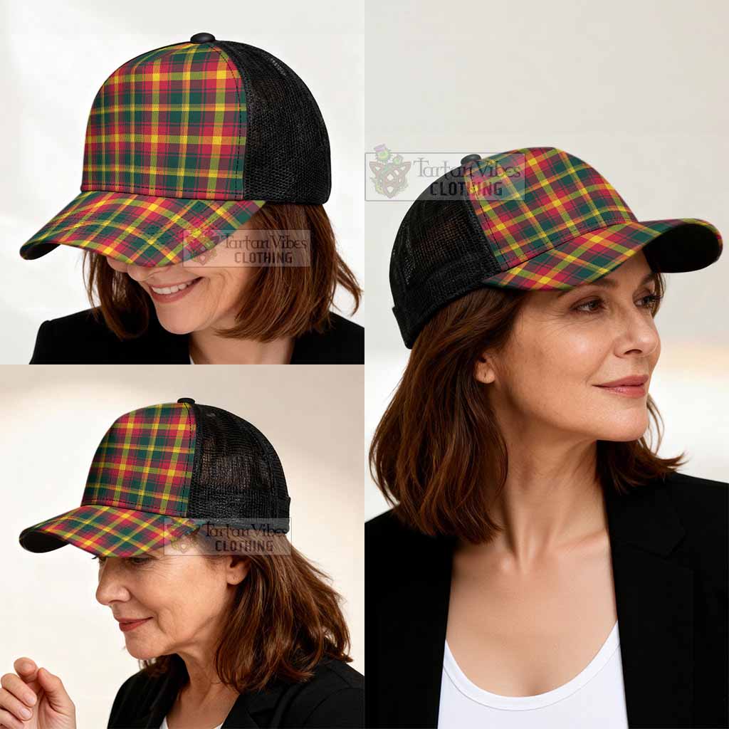 Maple Leaf Tartan Mesh Trucker Cap - Tartan Vibes Clothing