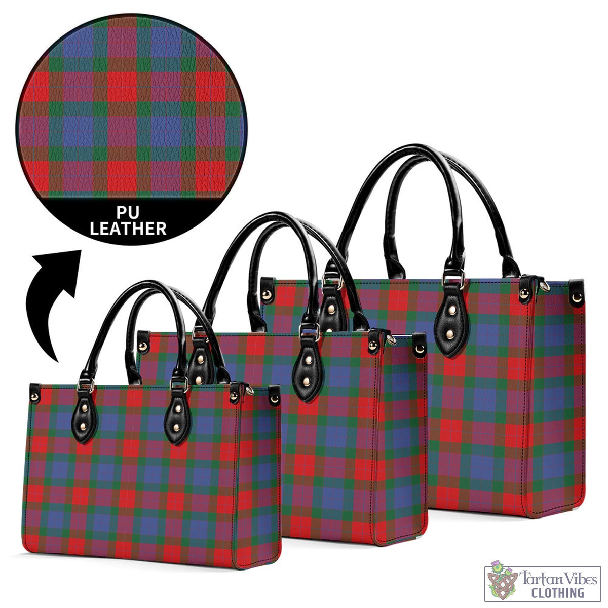 Mar Tartan Luxury Leather Handbags - Tartan Vibes Clothing