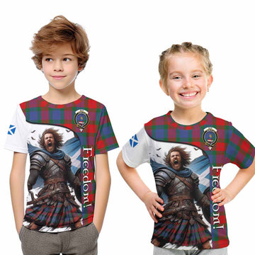Mar Crest Tartan Kid T-Shirt Inspired by the Freedom of Scottish Warrior Youth XL Size14 - Tartan Vibes Clothing