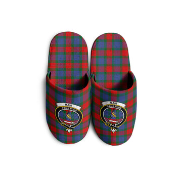 Mar Tartan Home Slippers with Family Crest KIDS - Tartan Vibes Clothing