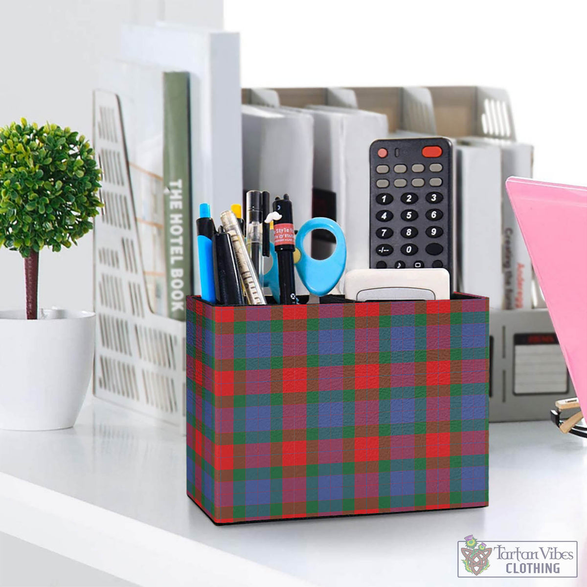 Mar Tartan Pen Holder One Size 5.9"(L)*2.7"(W)*4.3"(H) - Tartan Vibes Clothing