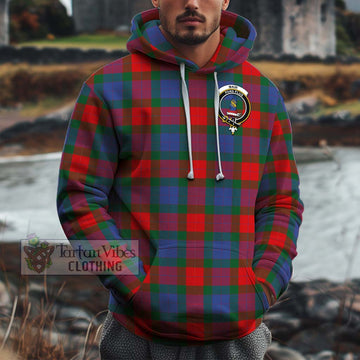 Mar Tartan Cotton Hoodie with Family Crest Zip Hoodie - Tartan Vibes Clothing