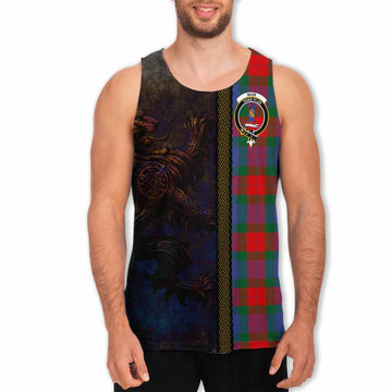 Mar Tartan Family Crest Men's Tank Top Alba Gu Brath Be Brave Lion Ancient Style Men - Tartan Vibes Clothing