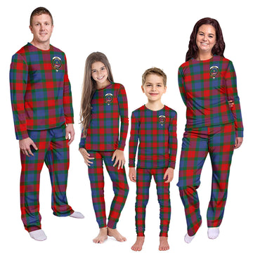 Mar Tartan Pajamas Family Set with Family Crest