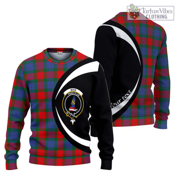 Mar Tartan Ugly Sweater with Family Crest Circle Style Unisex - Tartan Vibes Clothing