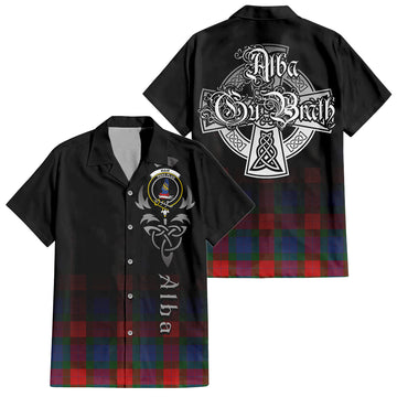 Mar Tartan Hawaiian Shirt Shirt Featuring Alba Gu Brath Family Crest Celtic Inspired Kid - Tartan Vibes Clothing