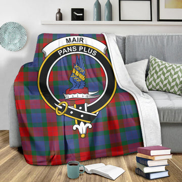 Mar Tartan Blanket with Family Crest