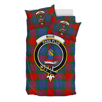 Mar Tartan Bedding Set with Family Crest