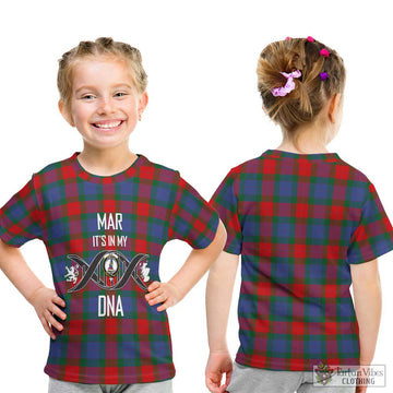 Mar Tartan Kid T-Shirt with Family Crest DNA In Me Style - Tartan Vibes Clothing