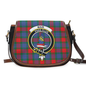 Mar Tartan Saddle Bag with Family Crest