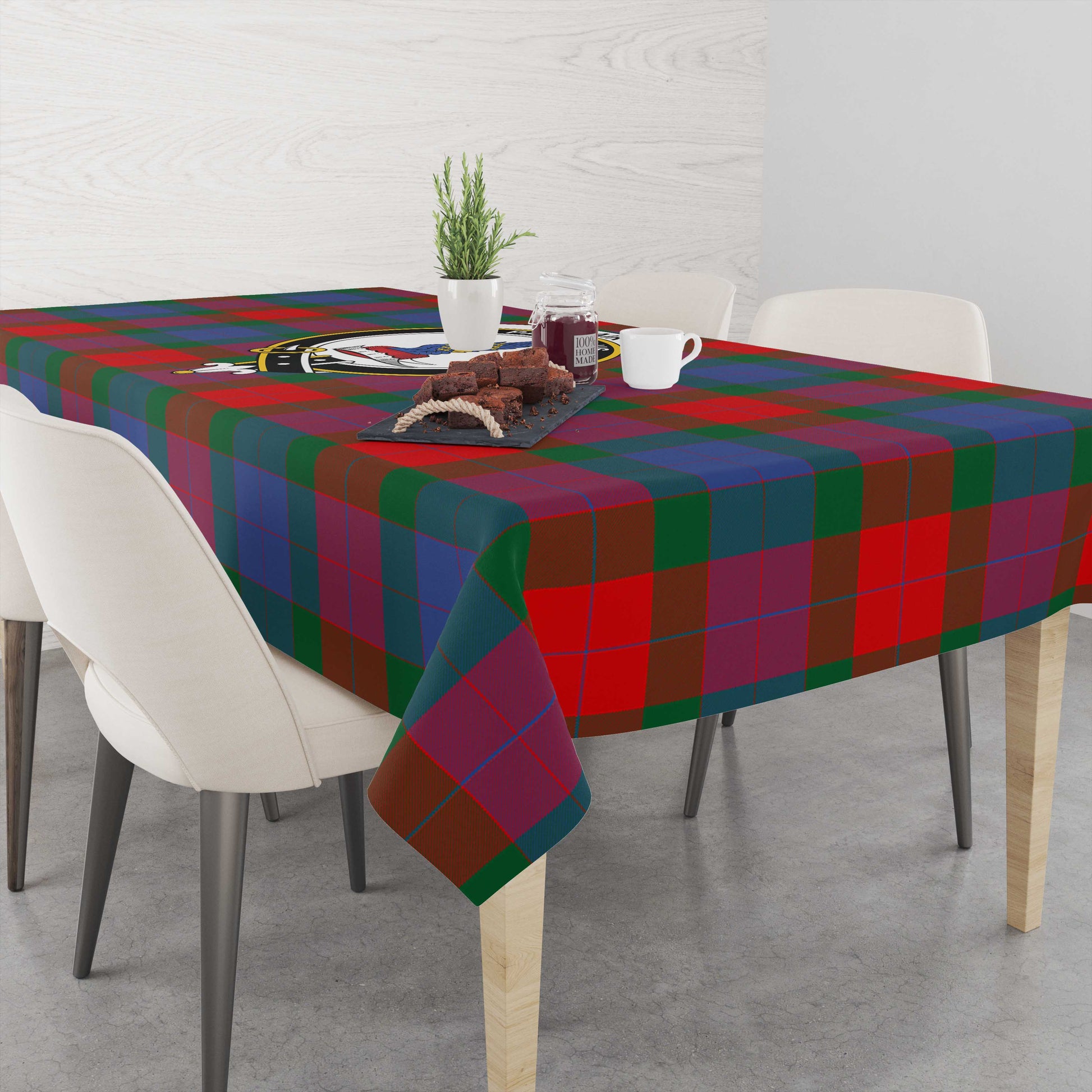 Mar Tartan Tablecloth with Family Crest M 39.4"x59"(100x150cm) - Tartan Vibes Clothing