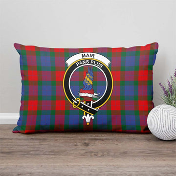 Mar Tartan Pillow Cover with Family Crest - Tartan Vibes Clothing