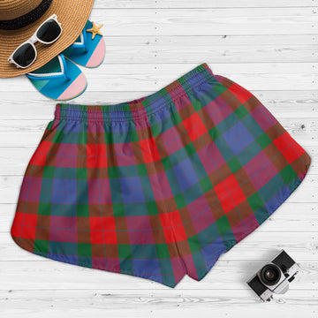 Mar Tartan Womens Shorts with Family Crest - Tartan Vibes Clothing