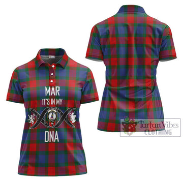 Mar Tartan Women's Polo Shirt with Family Crest DNA In Me Style - Tartan Vibes Clothing