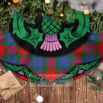 Mar Tartan Christmas Tree Skirt Scottish Thistle Style - Tartan Vibes Clothing