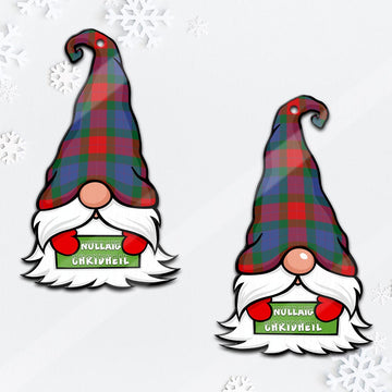 Mar Gnome Christmas Ornament with His Tartan Christmas Hat