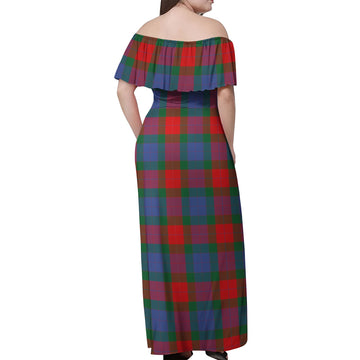 Mar Tartan Off Shoulder Long Dress - Tartan Vibes Clothing