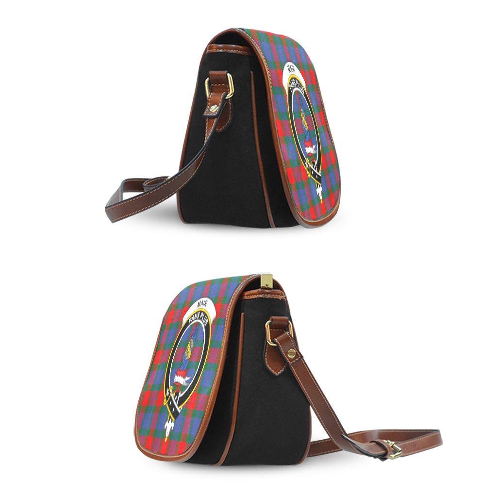 Mar Tartan Saddle Bag with Family Crest - Tartan Vibes Clothing